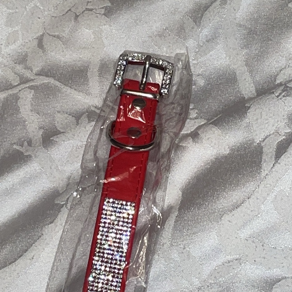 Blinged out doggy collar